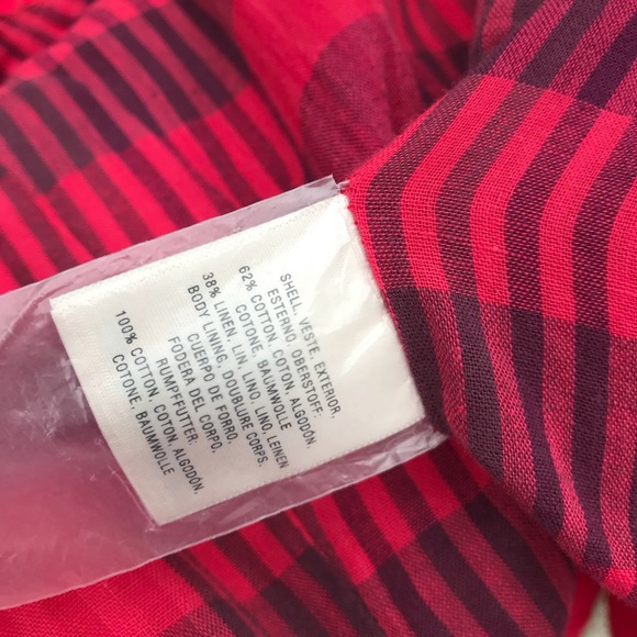 Anthropologie Elevenses Red Blazer Size 4 - Picture 7 of 8